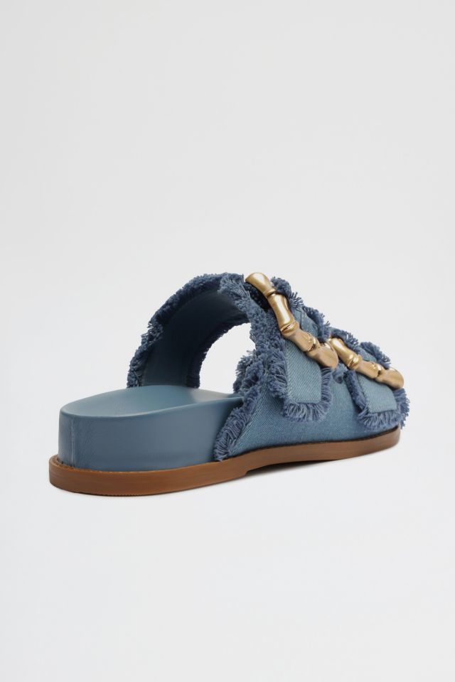 Schutz Enola Sporty Frayed Sandals #4