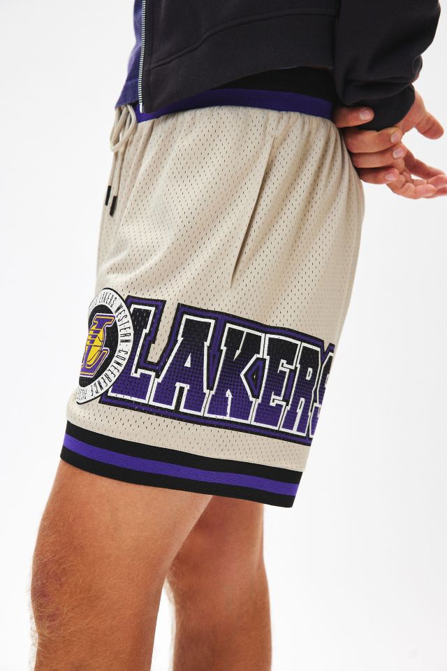 NBA UO Exclusive Los Angeles Lakers Extreme Mesh Short #3