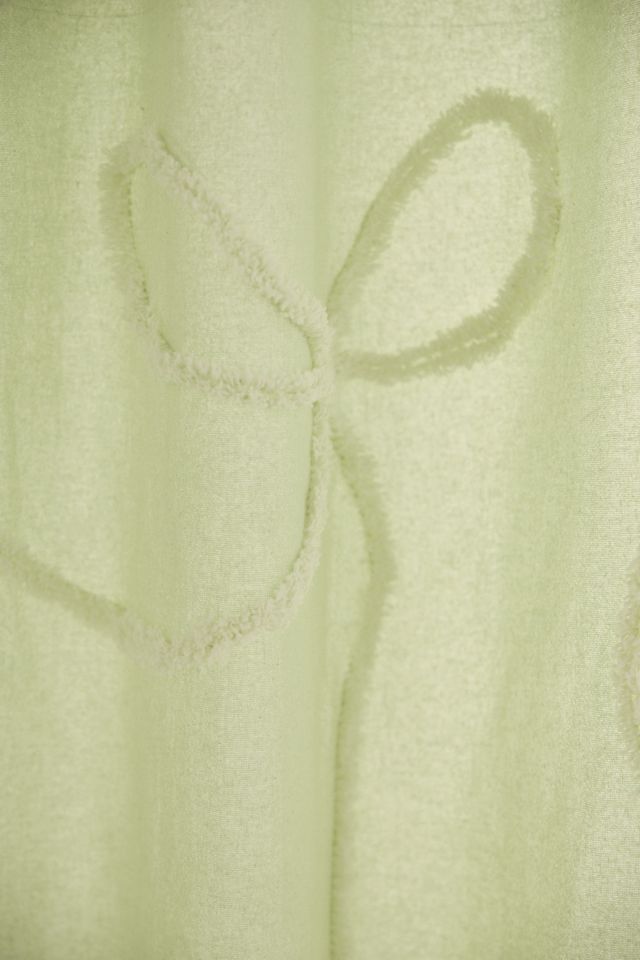 Wild Bows Tufted Shower Curtain