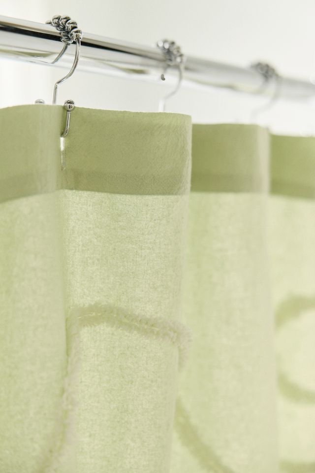 Wild Bows Tufted Shower Curtain