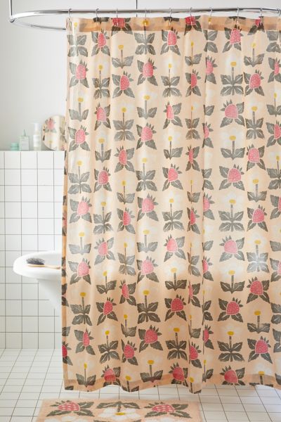 Looped Squiggle Runner Bath Mat