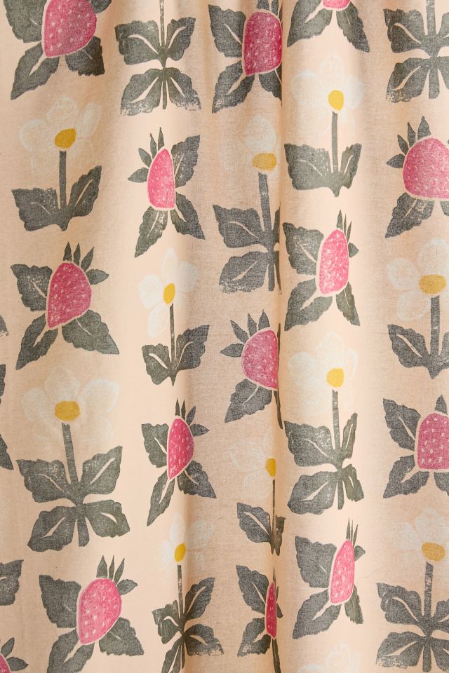Rideau de Douche Fraise Estampée #1