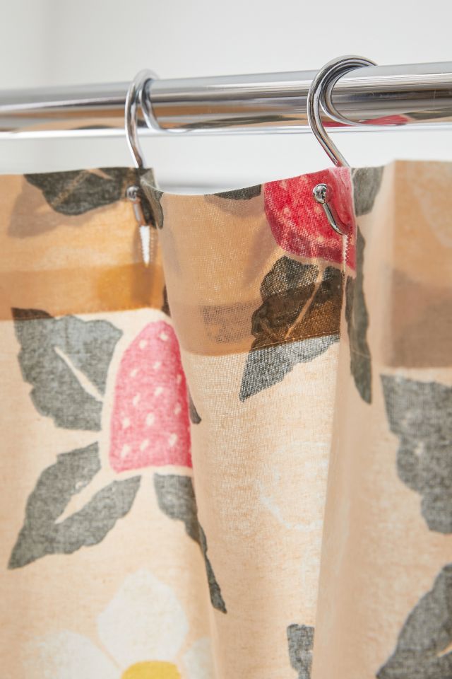 Rideau de Douche Fraise Estampée #2