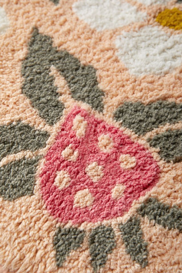 Tapis de Bain Timbre de Fraise #2
