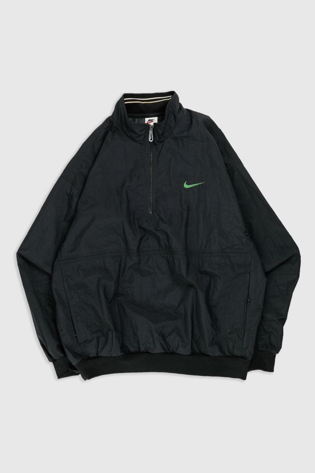 Black nike pullover windbreaker hotsell