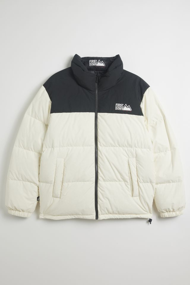 First Down Reversible Bubble Down Jacket | Urban Outfitters