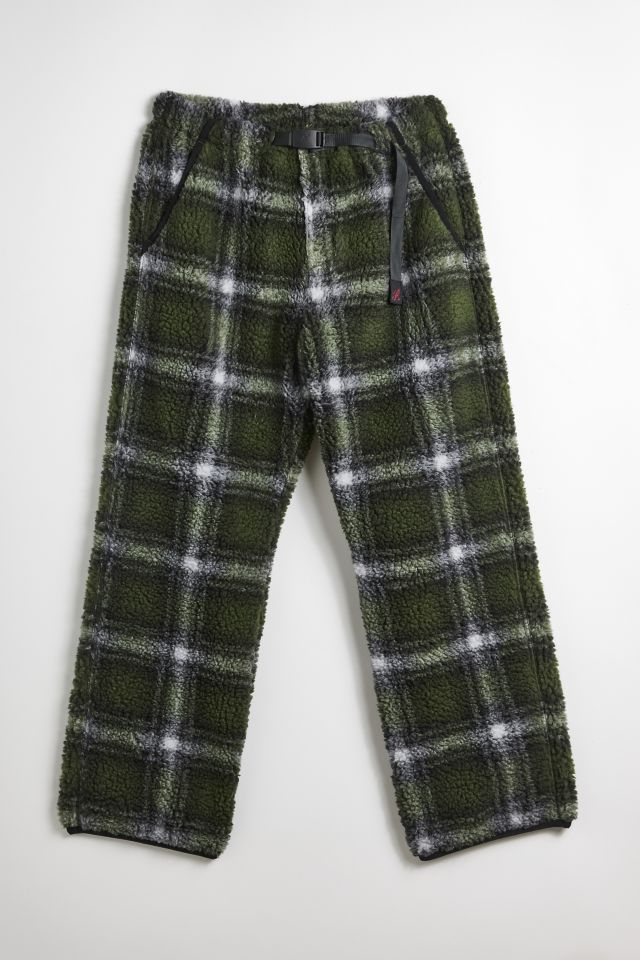 Gramicci Shadow Plaid Fleece Pant #1