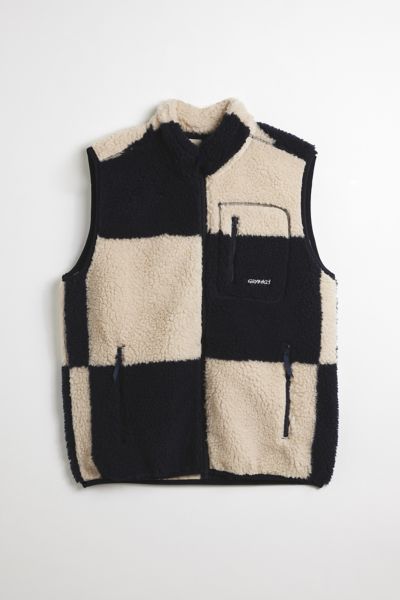 新品 GRAMICCI CHECKERED SHERPA VEST L ベスト