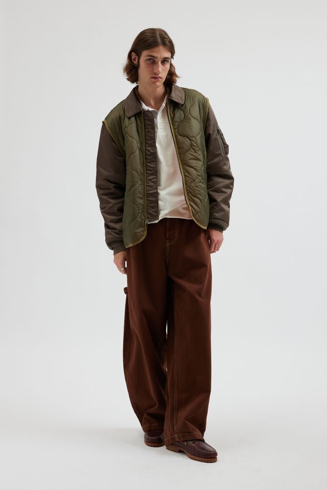 Alpha Industries Mixed Media Quilted Jacket #2