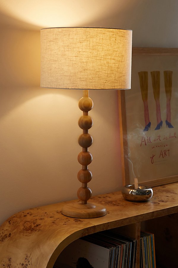Urban Outfitters Otto Table Lamp In Natural At  In Brown