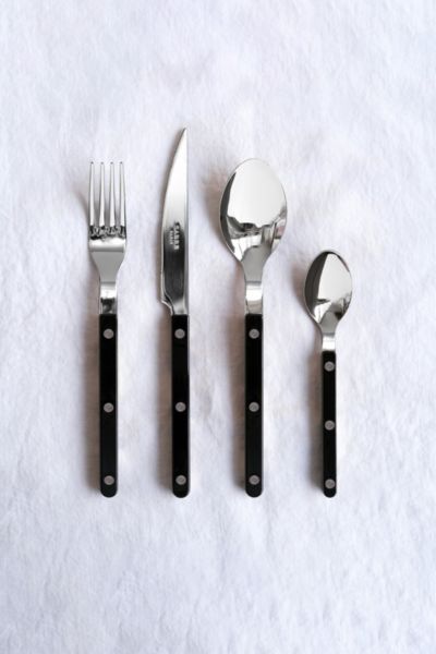 Sabre 4 Piece Bistro Flatware Set In Black At Urban Outfitters