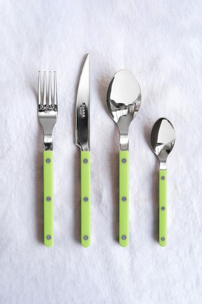 Sabre 4 Piece Bistro Flatware Set In Green At Urban Outfitters