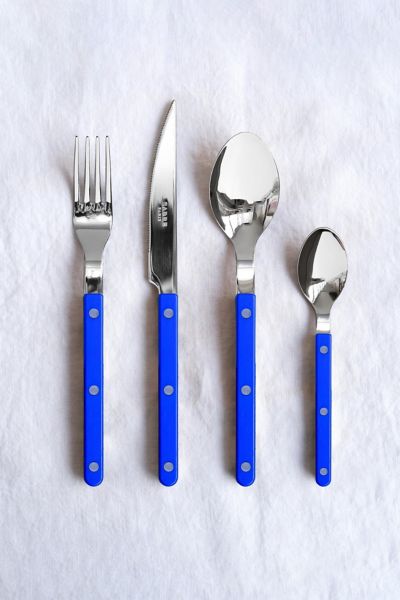 Sabre 4 Piece Bistro Flatware Set In Blue At Urban Outfitters