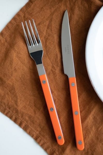 Sabre 4 Piece Bistro Flatware Set In Orange At Urban Outfitters