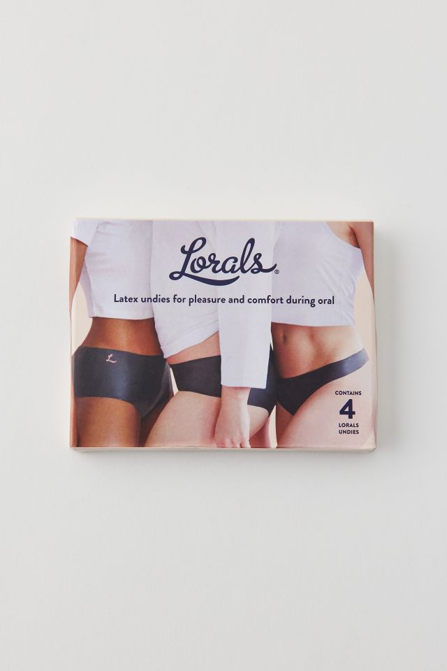 Lorals Pleasure Bikini Latex Undie 4 Pack