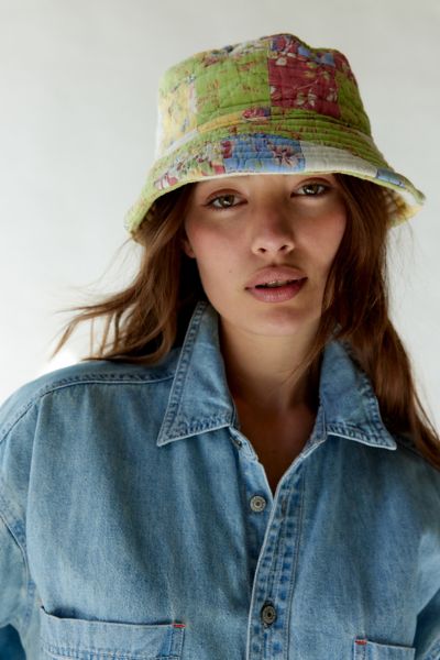 Shop Urban Renewal Remade Quilted Bucket Hat In Assorted, Women's At Urban Outfitters