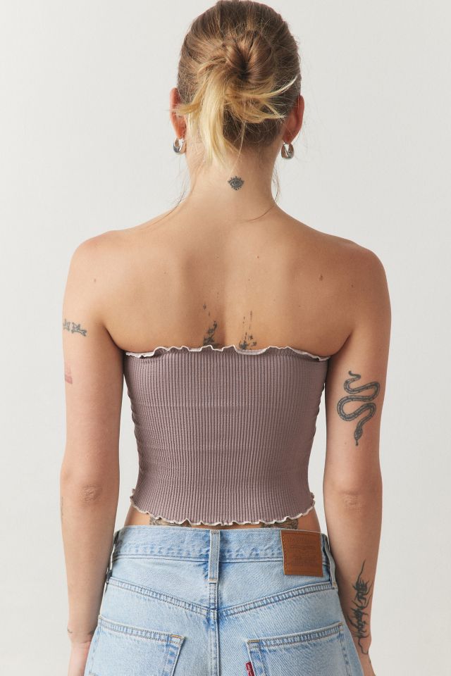 Out From Under Honey Pinch-Front Seamless Tube Top #2