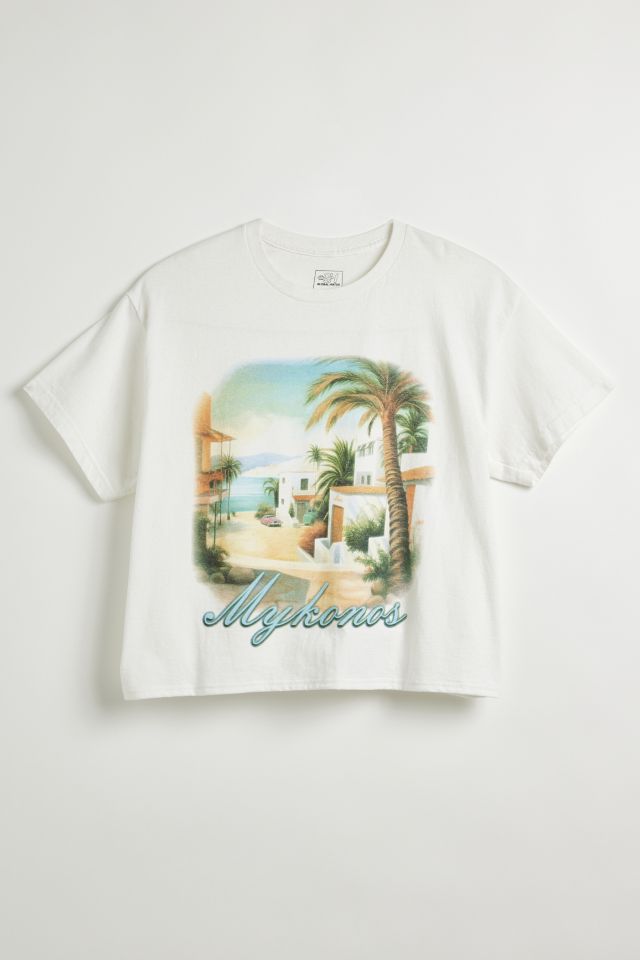 Mykonos Cropped Tee | Urban Outfitters