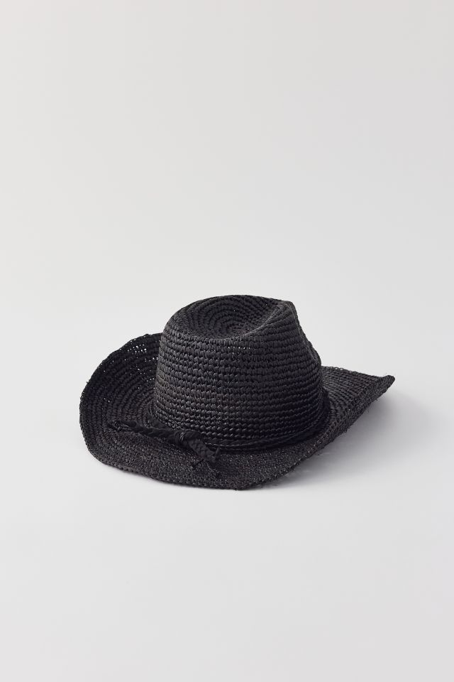 Millie Woven Raffia Cowboy Hat #2