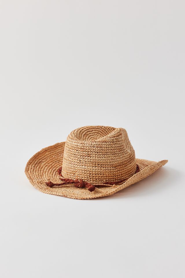 Millie Woven Raffia Cowboy Hat