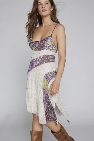 Kimchi Blue Jaya Pieced Slip Dress | Urban Outfitters