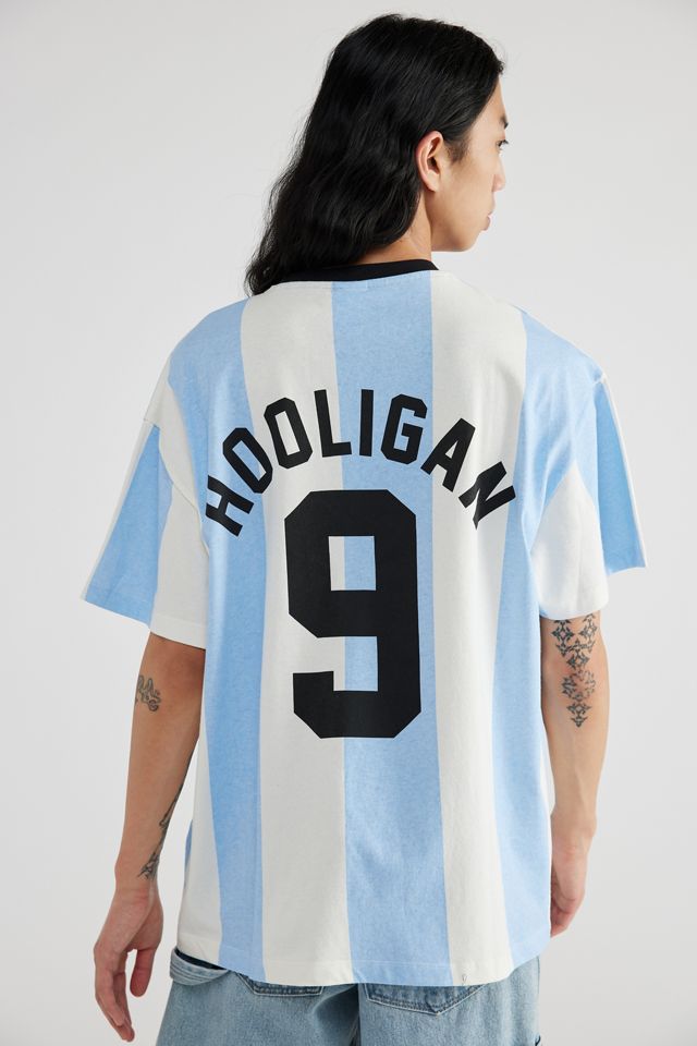 Community Football Striped Soccer Jersey Tee