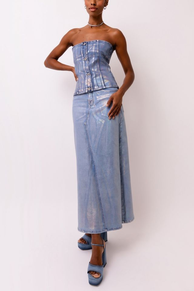 スカート ANDMARY Amy denim mini skirt Amy denim mini skirt