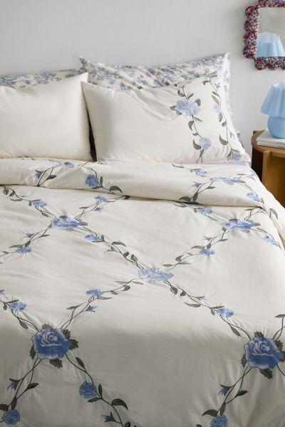 Secret Garden Embroidered Duvet Cover