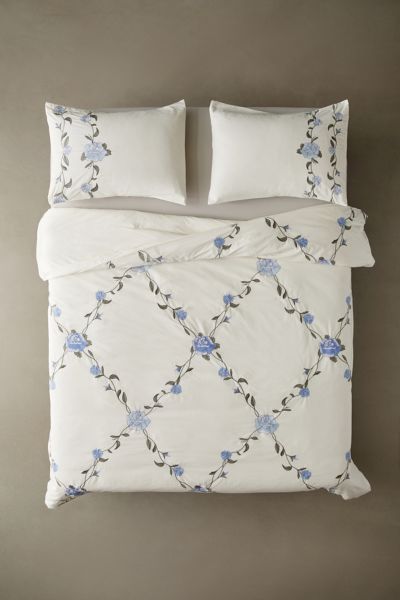 Secret Garden Embroidered Duvet Cover