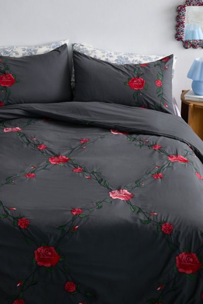 Secret Garden Embroidered Duvet Cover