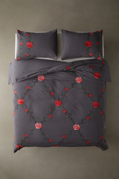 Secret Garden Embroidered Duvet Cover