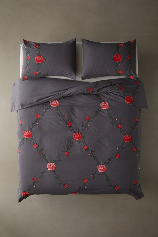 Secret Garden Embroidered Duvet Cover #2