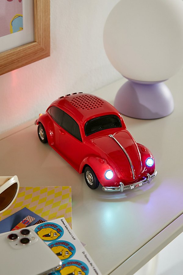 Urban Outfitters Retro Bug Car Replica Bluetooth Speaker In Red At