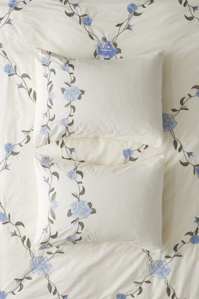 Secret Garden Embroidered Sham Set