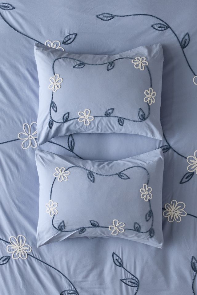 Falling Vines Floral Sham Set #1