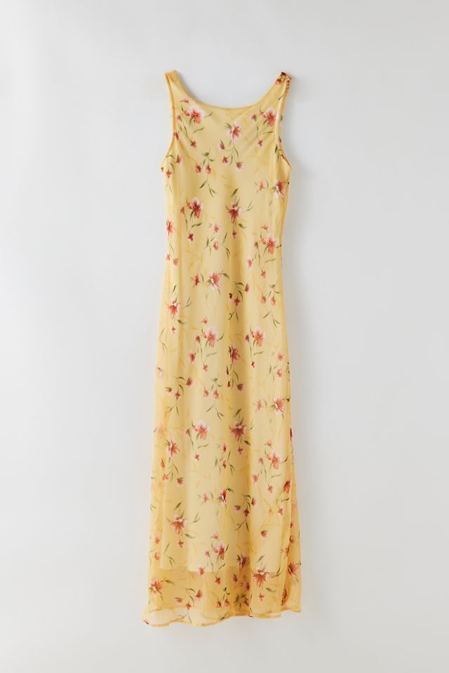Vintage Floral Maxi Dress | Urban Outfitters