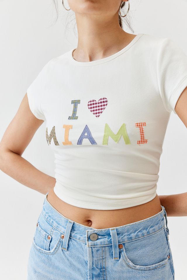 Oddli X Urban Renewal Miami Baby Tee #1