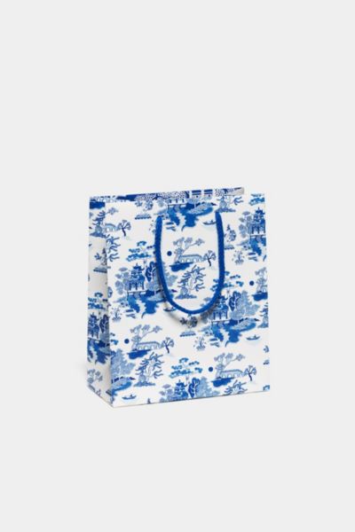 Shop Red Cap Cards Red Cap Printed Gift Bag In Chinoiserie At Urban Outfitters