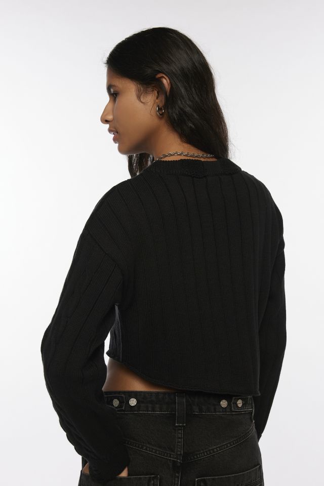 BDG Emmett Graphic Cable Knit Pullover Sweater #3