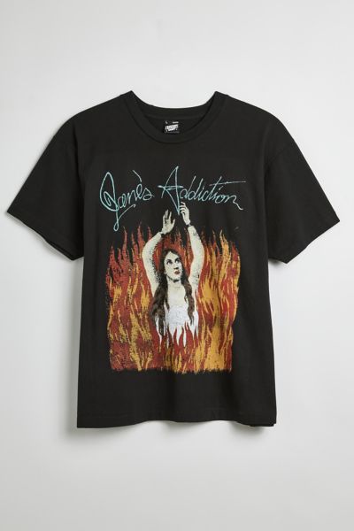 Shop Urban Outfitters Jane's Addiction Tee In Black, Men's At