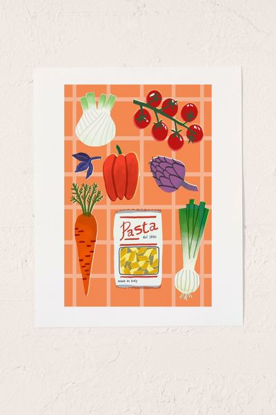 Shop Urban Outfitters Olla Meyzinger Food Art Print At