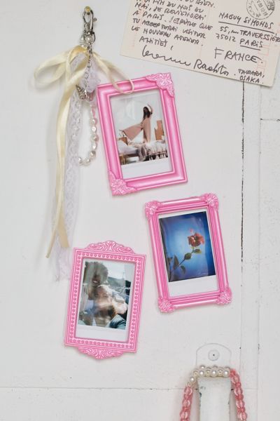 Urban Outfitters Ornate Instax Mini Magnetic Frame Set In Pink At
