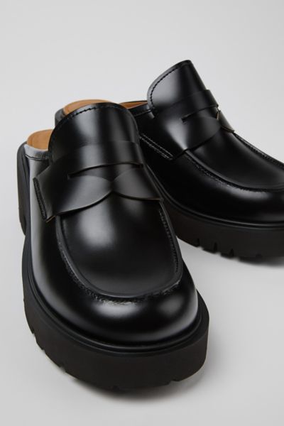 Camper Milah Leather Loafer Clog
