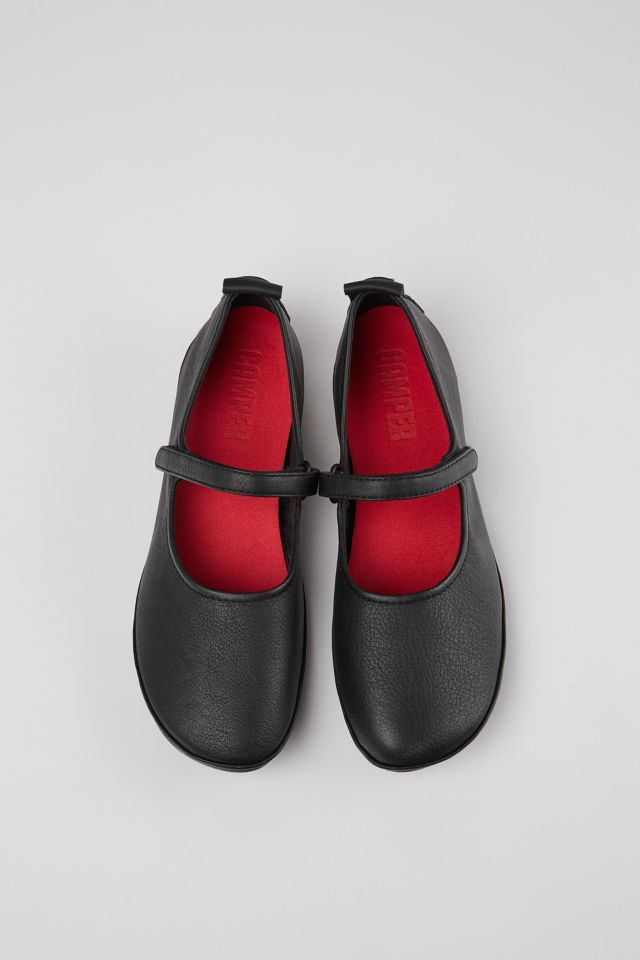 バレエ CAMPER leather ballet shoes Camper Right Nina Leather Ballerina Shoes | Black | FARFETCH