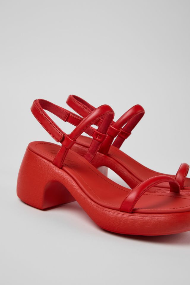 Camper Thelma Leather Heeled Sandal