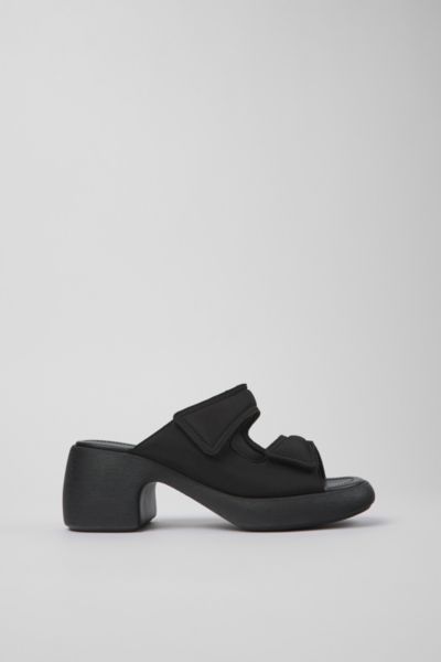 Shop Camper Thelma Heeled Sandals In Black, Women's At Urban Outfitters