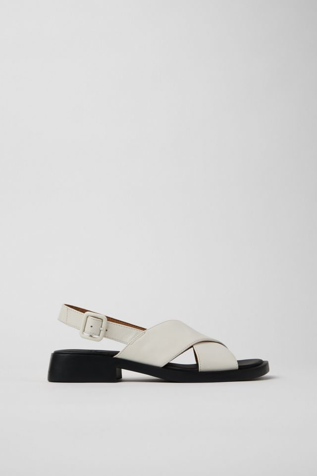 Camper Dana Leather Crossover Strap Sandals #1