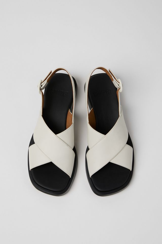 Camper Dana Leather Crossover Strap Sandals #3