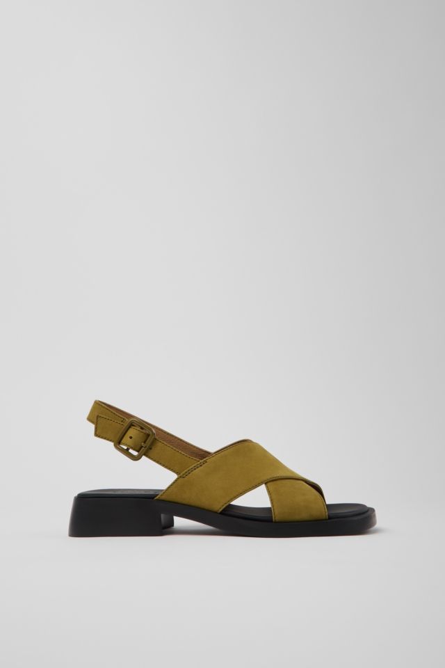 Camper Dana Leather Crossover Strap Sandals #1