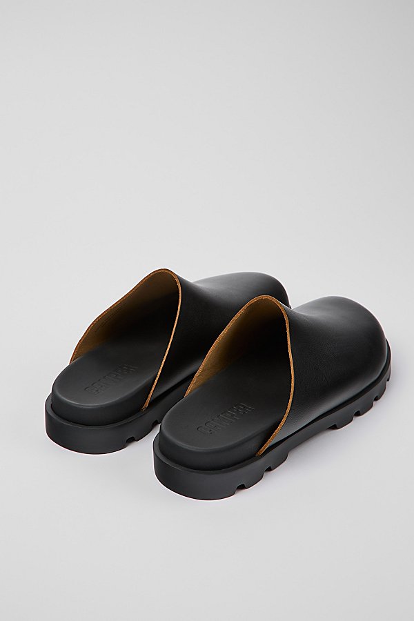 Shop Camper Brutus Leather Clog In Black, Women's At Urban Outfitters